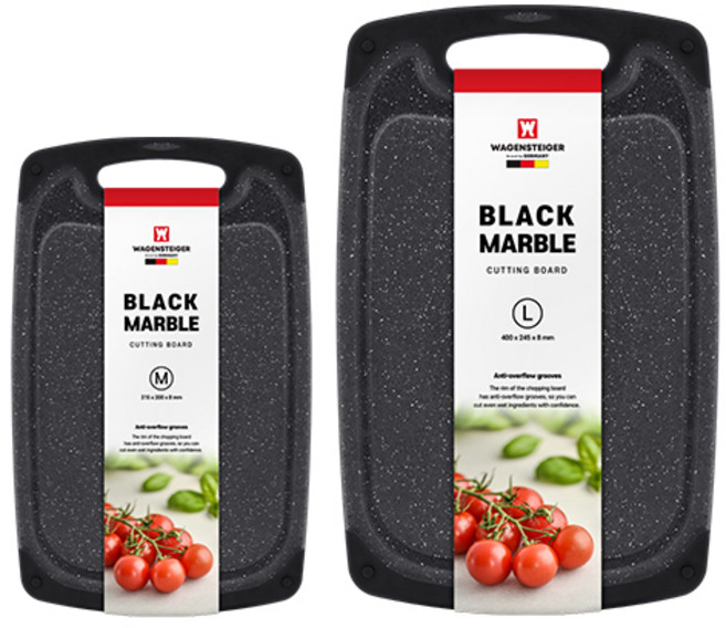 바겐슈타이거 블랙 마블 도마, 1세트, 중 + 대