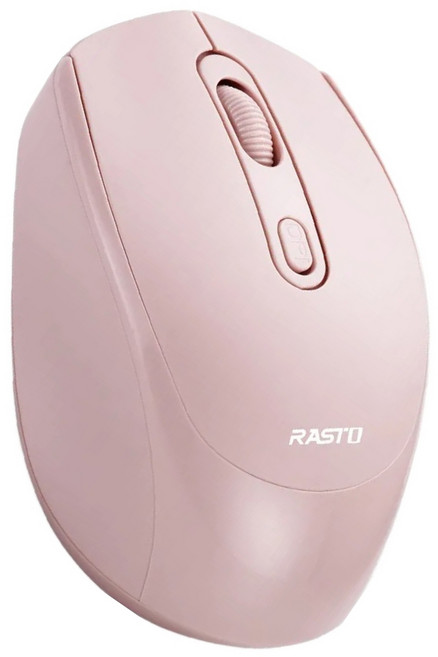 RASTO 超靜音無線滑鼠, RM10, 粉色