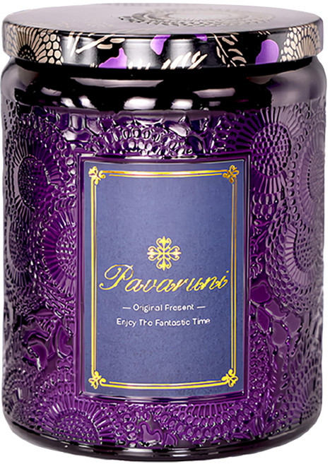 Pavaruni 香氛蠟燭卡菲那系列:秘密花園味道 450g淨重200g, 秘密花園味道, 450g, 1入