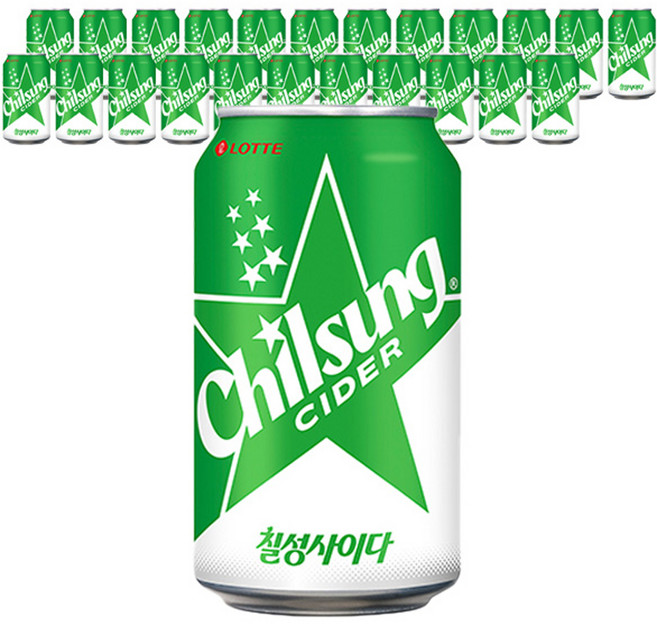 칠성사이다, 350ml, 24개
