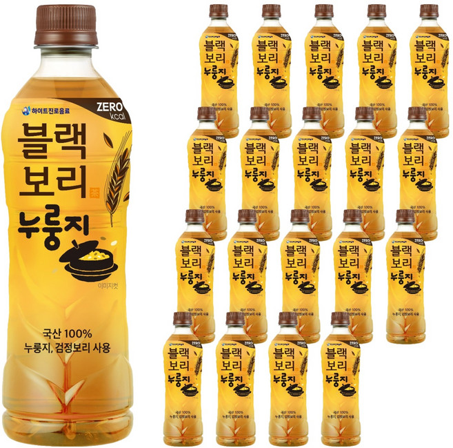 하이트진로 블랙보리 누룽지 음료, 520ml, 20개