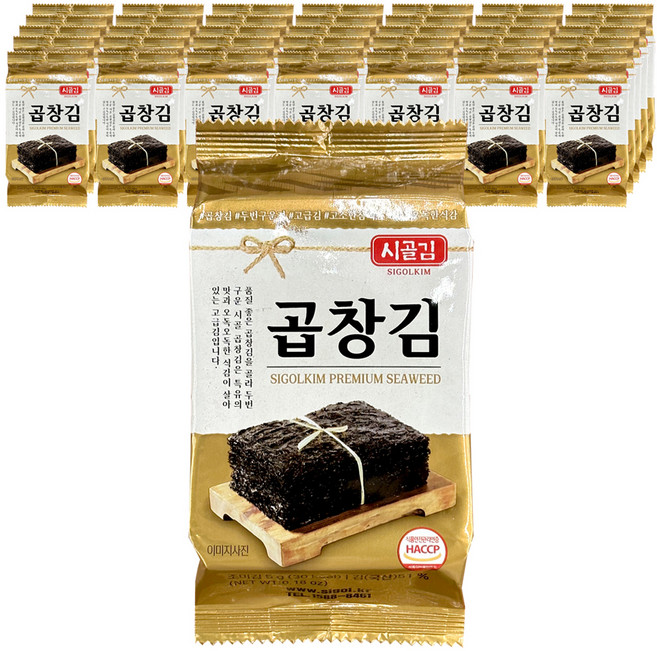 시골 곱창김, 48개, 5g