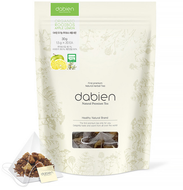 다비앙 유기농 루이보스 애플레몬 티, 1.5g, 20개입, 1개