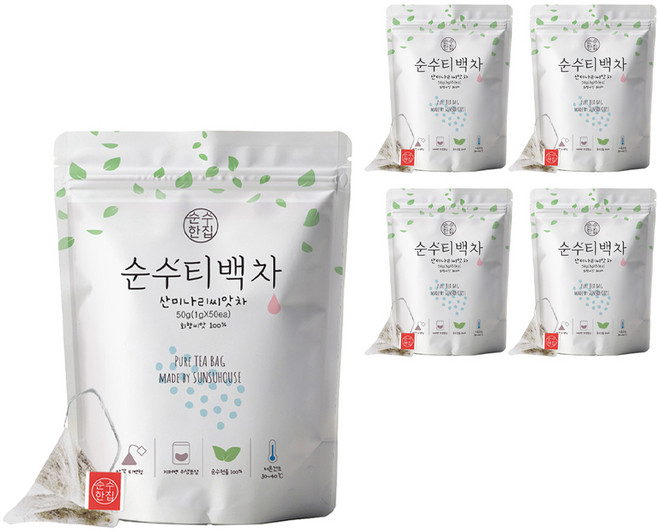 순수한집 펜넬차 산미나리씨앗차 삼각티백, 50개입, 5개, 1g