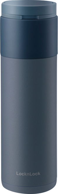 LocknLock 樂扣樂扣 拉環彈蓋保溫瓶, 海軍藍, 490ml, 1個