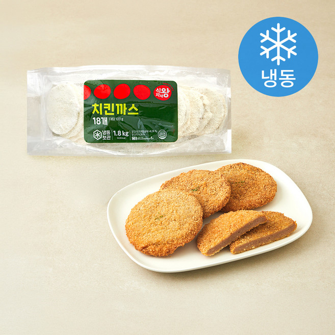 식자재왕 치킨까스 (냉동), 1.8kg, 1개