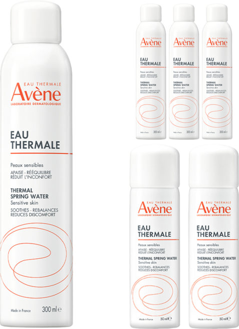 아벤느 오 떼르말 온천수 미스트 300ml 2p + 50ml 세트, 2개