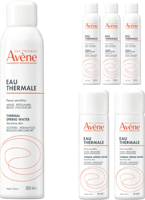 아벤느 오 떼르말 온천수 미스트 300ml 2p + 50ml 세트, 2개 - 쿠팡