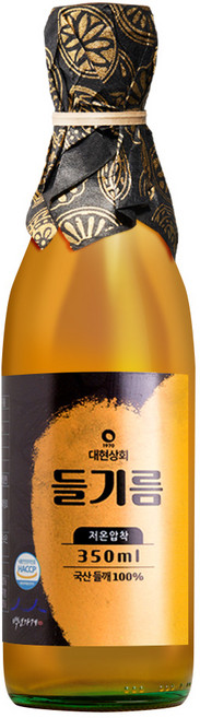 대현상회 저온압착 국산 들기름, 350ml, 1개