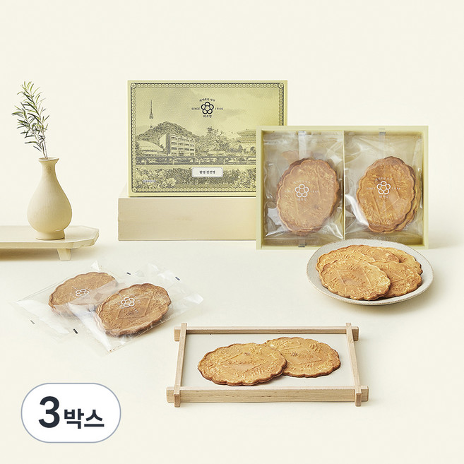 태극당 팔경 잣 전병, 216g, 1개입, 3박스