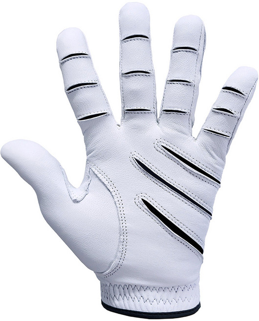 몽키그립 3D 정타 잘치는 미끄럼방지 깨백 골프장갑 남성 여성 왼손, 화이트, 1개