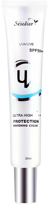 Sesedior 希希娣兒 台灣公司貨 玫瑰珍珠亮白防曬素顏霜 35ml, 白色, 1條