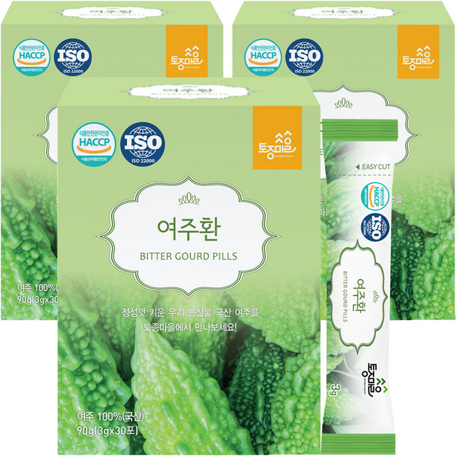 토종마을 여주환 30p, 3개, 90g