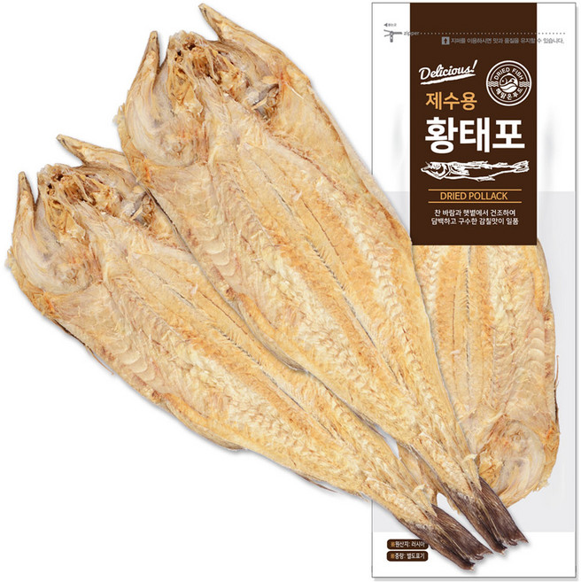 해맑은푸드 제수용 황태포 2미, 140g, 1개