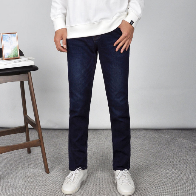 가이스토리 남성용 브러시 워싱 고든 청바지