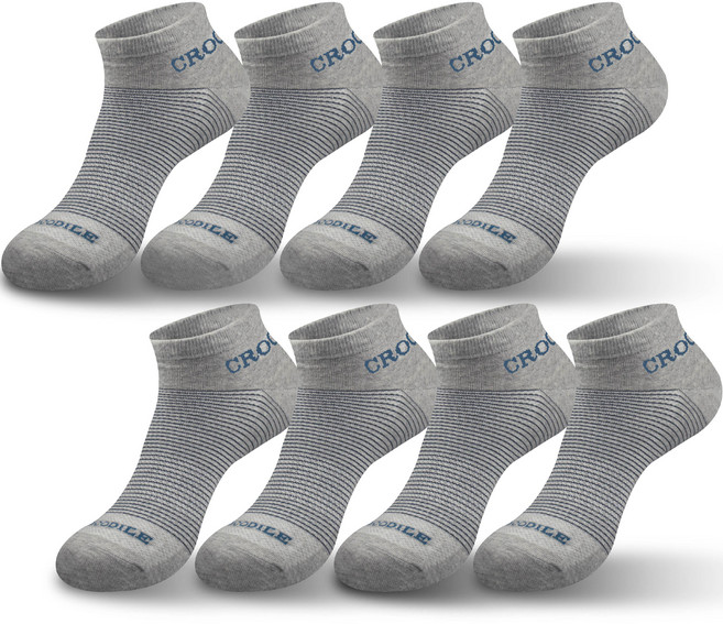 크로커다일 남성용 콘택트링 스니커즈 양말 8족 세트 CD226
