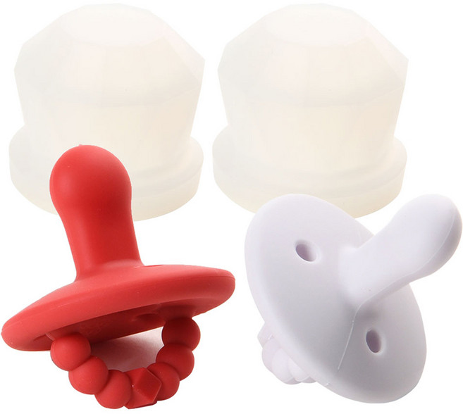 데일리라이크 봉봉 탄생석 노리개 젖꼭지 2종 세트, 02 루비, 오팔, 2단계(4개월이상), 1세트