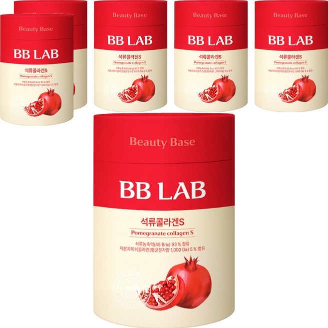 BB LAB 科研 紅石榴膠原蛋白果凍條S 30條入, 600g, 6罐
