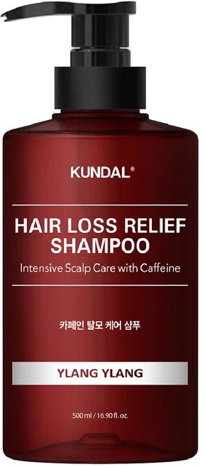 쿤달 카페인 탈모샴푸 일랑일랑향, 500ml, 1개 - 쿠팡
