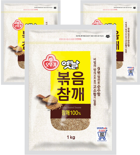오뚜기 옛날 볶음참깨, 1kg, 3개