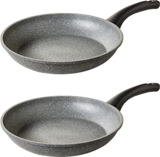 모던하우스 인덕션 레인포레스트 블랙 스톤코팅 프라이팬, 28cm, 2개