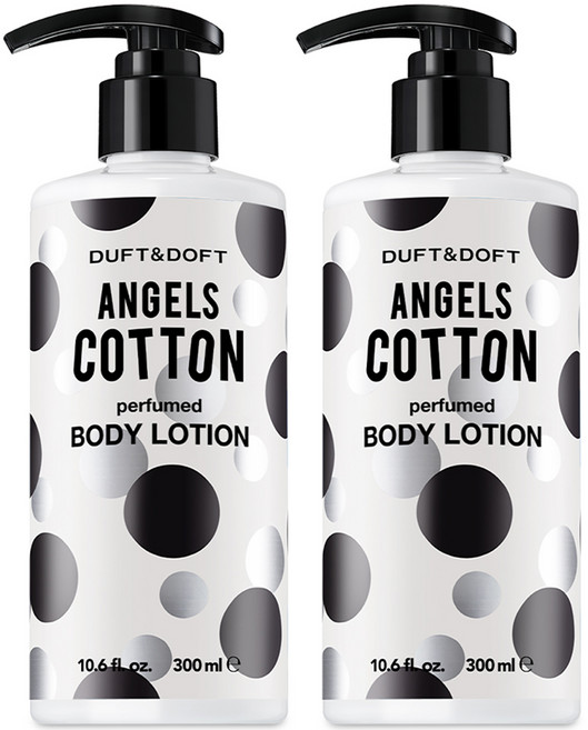 더프트앤도프트 퍼퓸드 바디로션 엔젤스코튼 랜덤발송, 2개, 300ml