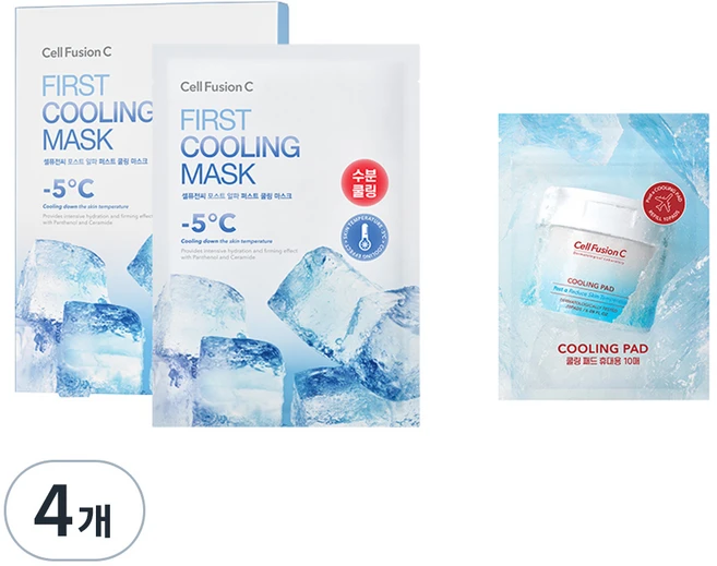 셀퓨전씨 포스트 알파 퍼스트 쿨링 마스크, 5개입, 4개 - 쿠팡