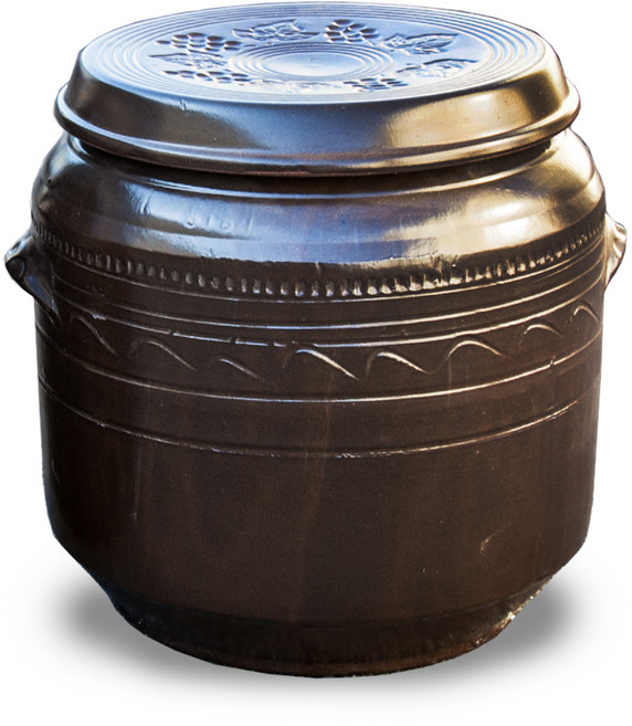 장수옹기 항아리 쌀독 소, 1개