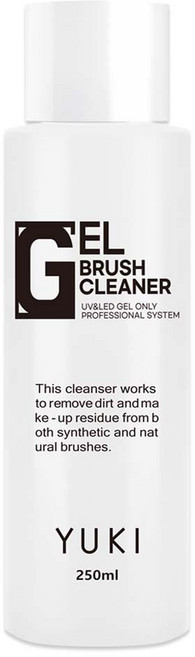 유키 젤네일 붓 세척클렌저 대용량 브러쉬 클리너 250ml, 1개, 혼합색상