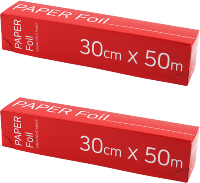 가가호호 종이호일 롤형, 50m, 1개입, 2개