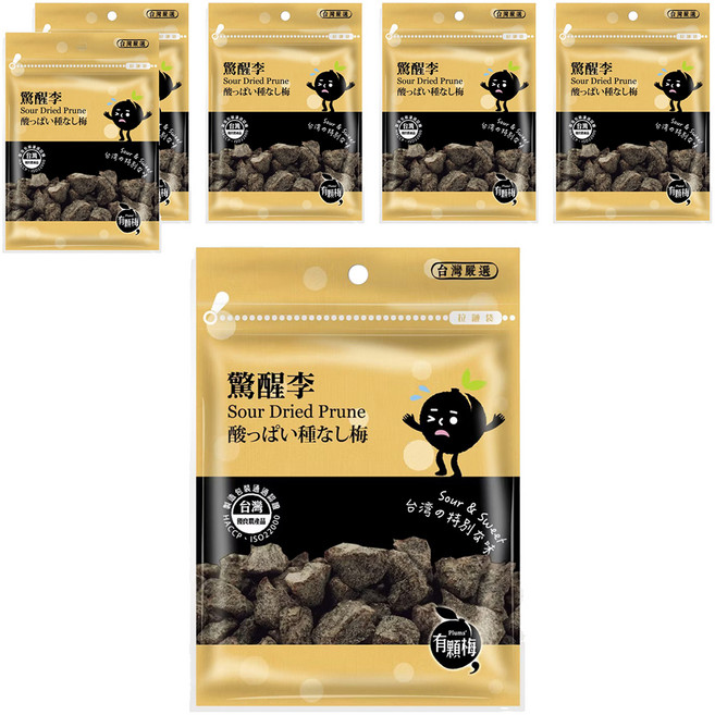 Plums 有顆梅 驚醒李, 45g, 6個
