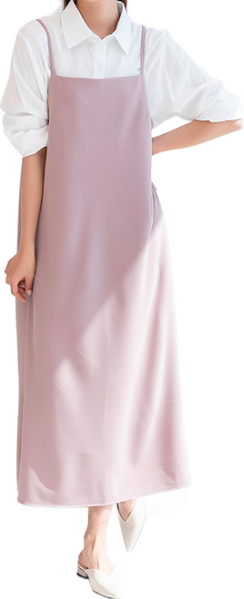 CARET 女款細肩帶側開衩洋裝, 薰衣草紫色