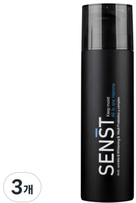 센스트 킵 모이스트 올인원 옴므, 3개, 150ml - 쿠팡