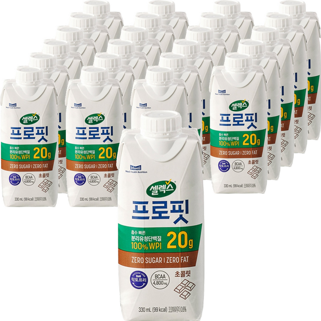 셀렉스 프로핏 초콜릿, 330ml, 24개