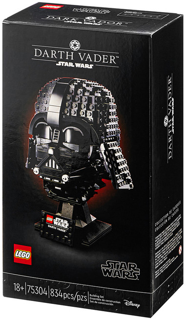 레고 스타워즈 다스베이더 헬멧 75304, 혼합색상, 1개