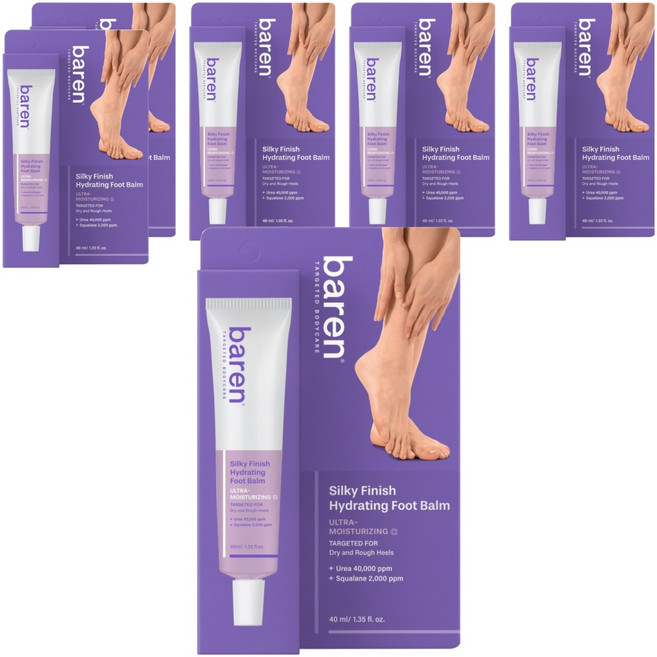 바렌 실키 피니시 하이드레이팅 발크림, 40ml, 6개
