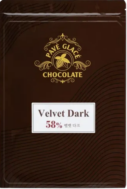 파베글라스 벨벳 다크 58% 커버춰 리얼 초콜릿, 1개, 400g