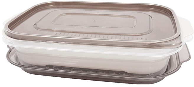 제오닉 명절음식 전 보관용기 6L + 쟁반, 1개, 1개