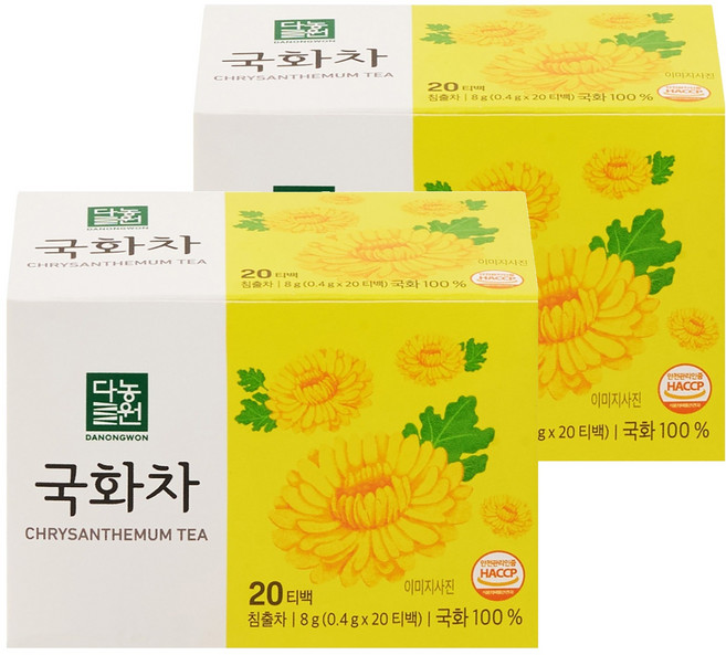 다농원 국화차 티백, 0.4g, 20개입, 2개