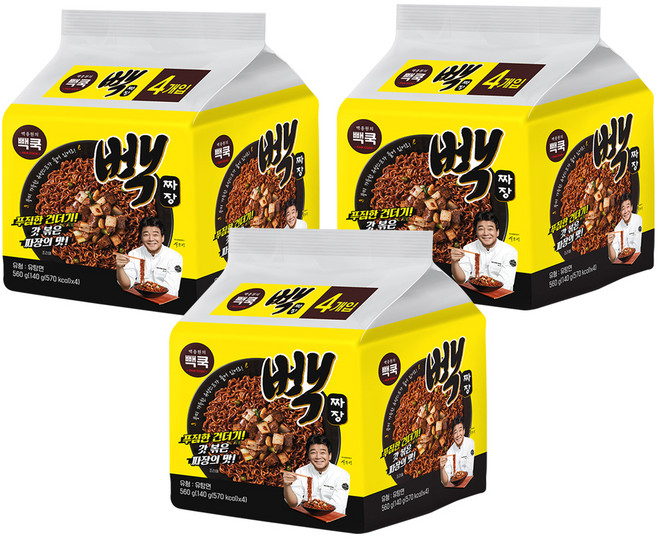 TBK 빽짜장 140g, 12개