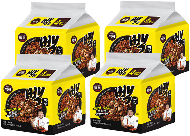 TBK 빽짜장 140g, 16개
