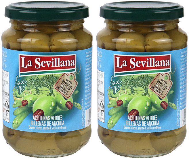 라세빌라나 엔초비올리브, 2개, 370g