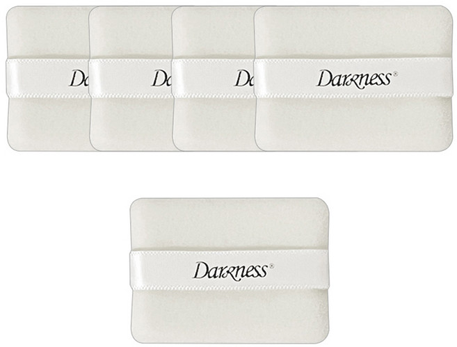 다크니스 고급 사각 후로킹 분첩, 5개