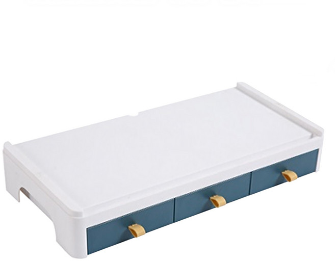 桌面增高架 51 x 22 x 8cm, 藍色, 1個