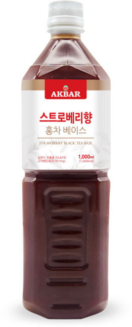 아크바 스트로베리향 홍차 베이스, 1L, 1개