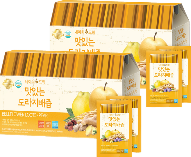 NATURE DREAM 桔梗水梨汁, 60包, 80ml