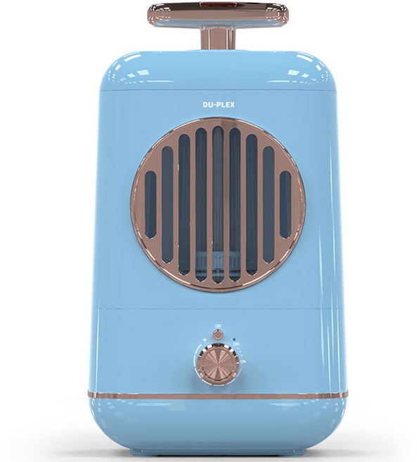 듀플렉스 빈티지 컬러 빈토 다이얼 가습기, DP-T3UHB, 블루