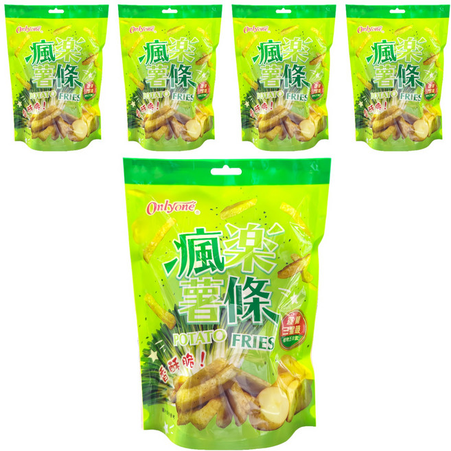 Onlyone 海龍王 瘋樂薯條三星蔥, 5個, 70g