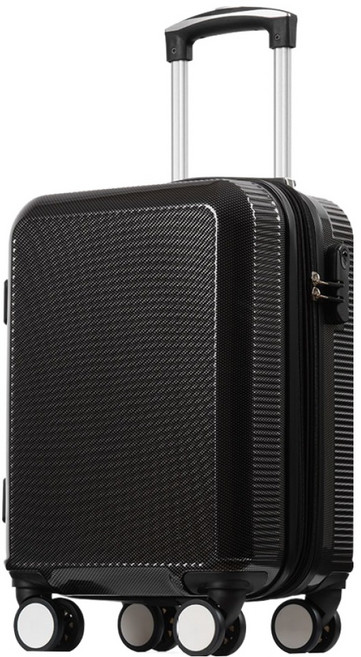 素色可擴充行李箱 16吋