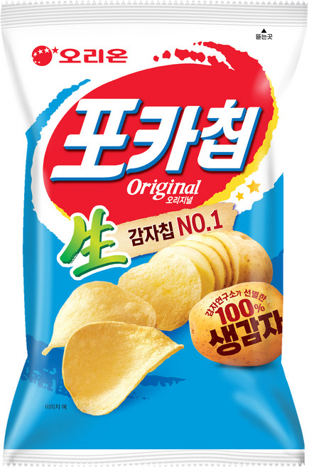 오리온 포카칩 오리지널, 66g, 1개